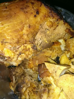 Una foto de Pierna de cerdo al horno