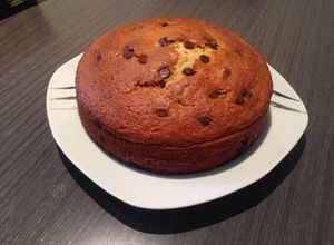 Foto principal de Bizcocho de yogurt con pepitas de chocolate