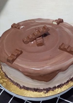 صورة لوصفة كيك بجاناش الشوكولاتة 🍫🍫