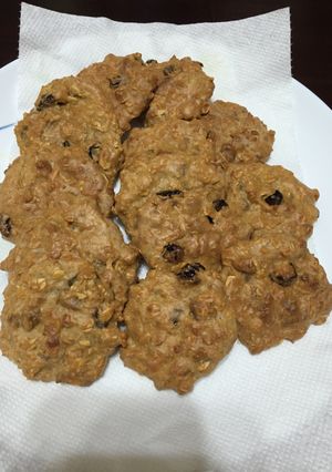 燕麥餅乾(無油無糖) 的食譜成品照片