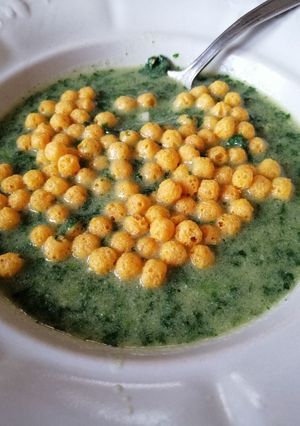 Csalán leves recept fotója