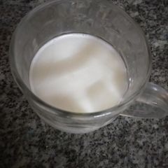 Almond milk A picture of Almond milk.