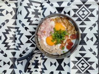 ไข่กระทะ ณ. ลานกางเต้นท์ ⛺️🍳