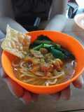 Mie Ayam (Chicken Noodle Soup With Palm Sugar and Soy sauce)