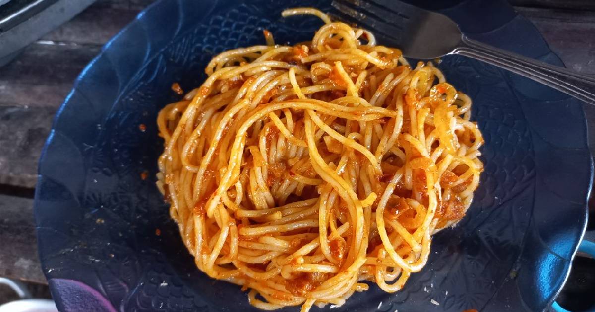 Resep Spaghetti Sapi Saus Pedas oleh Mei CAM Cookpad