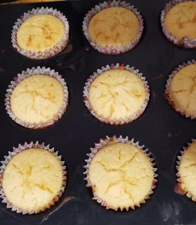 Citromos joghurtos muffin recept fotója