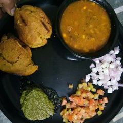A picture of Dal bafle recipe.
