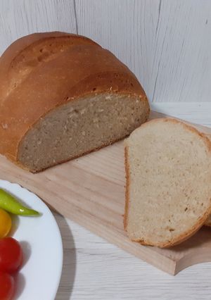 Félbarna kenyér recept fotója