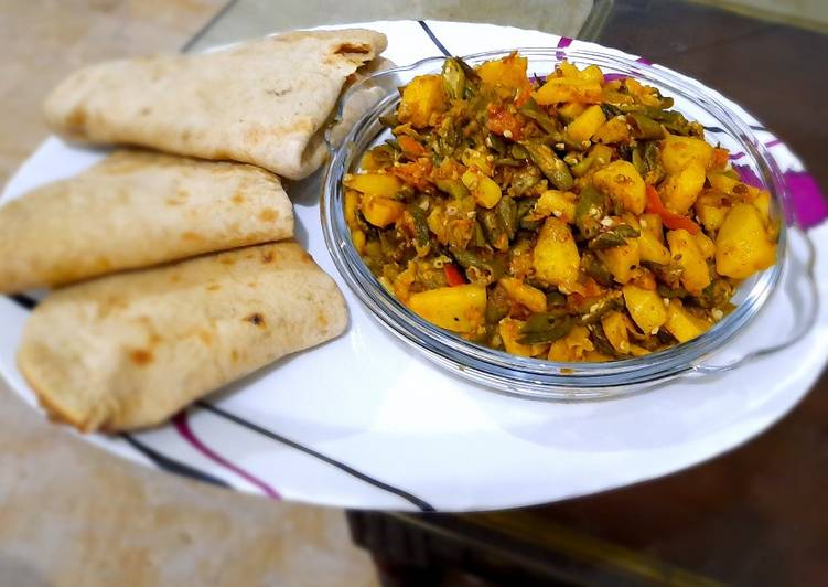 Step-by-Step Guide to Cook Ultimate Bindi Alu