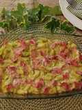 Pennette cremose con la robiola e prosciutto cotto croccanti gratinate in forno