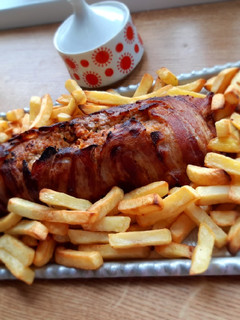 Baconbe tekert fasírt, Stefánia szelet recept fotója