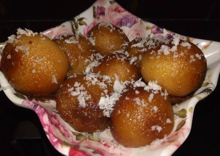 Suji gulab jamun