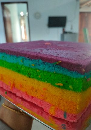 Foto resep Rainbow cake