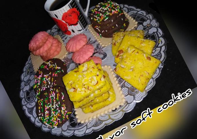 Recipe of Speedy Triple flavor soft cookies