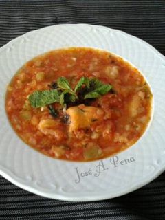 Una foto de Sopa de tomate 🍅