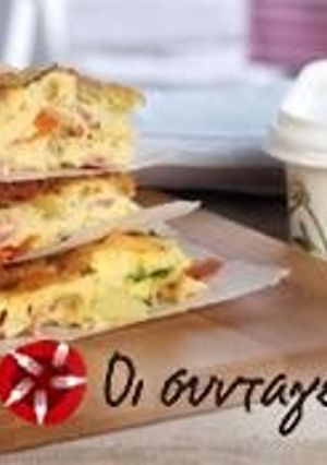 Φωτογραφία της συνταγής Fritata με πατάτες, λαχανικά και καπνιστή πανσέτα
