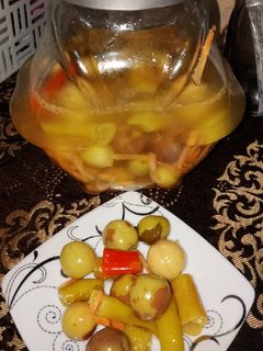 صورة لوصفة زيتون مخلل بالفلفل 🌶️