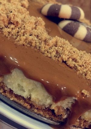 صورة لوصفة تشيز اللوتس بطريقتي السهلة😅