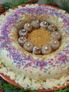 Una foto de Budín de pan navideño