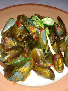 Foto resep Kerang ijo pedas manis
