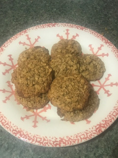 Una foto de Galletas de Avena sin harina y nueces
