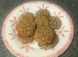 Una foto de Galletas de Avena sin harina y nueces