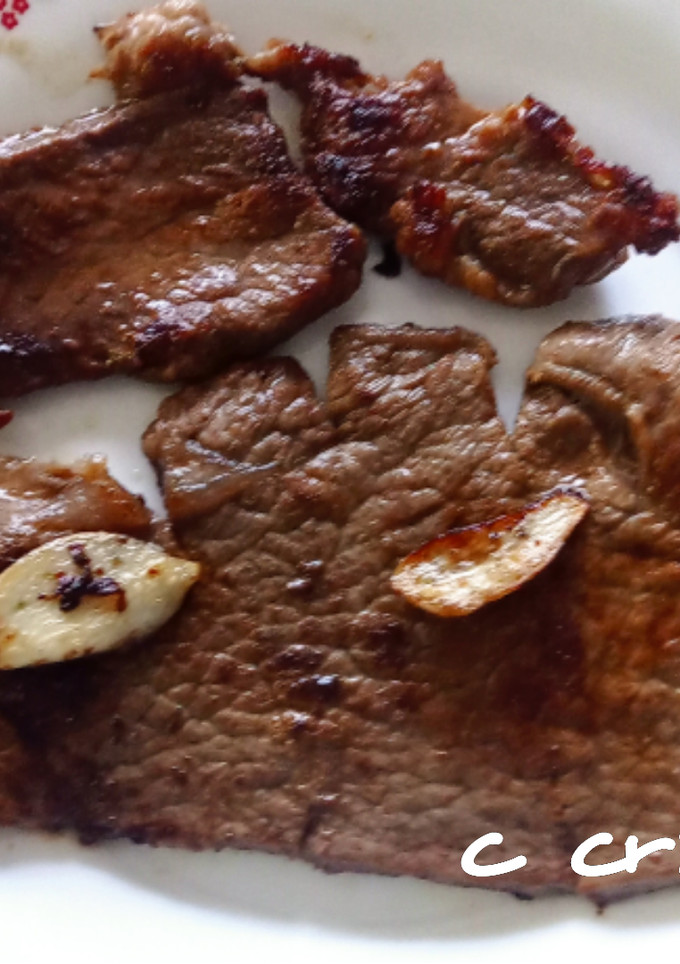 Una foto de Filete sabor ajo