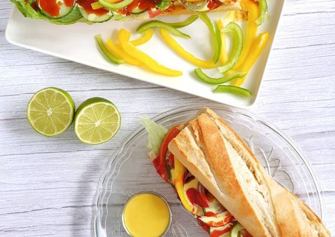 Homemade Subway Chicken Tikka Sandwich