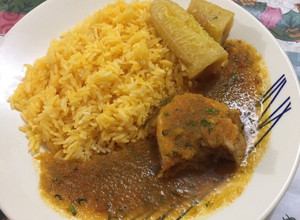 Una foto de Seco de Pollo Ecuatoriano