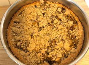 Una foto de Crumble de Manzana (Kuchen)