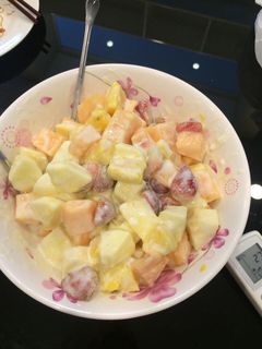 Hình của món Trái cây trộn yogurt.