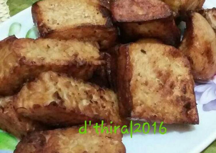 Tempe,Tahu,Ayam Bacem