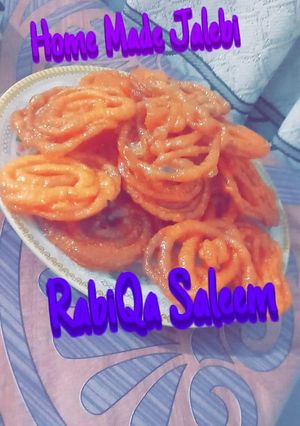 A picture of HomeMade Jalebi.