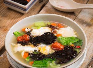Gambar Chinese Mustard Seaweed Soup