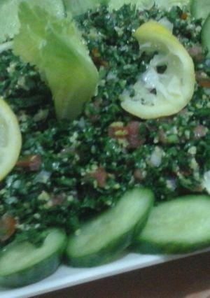 صورة لوصفة تبولة