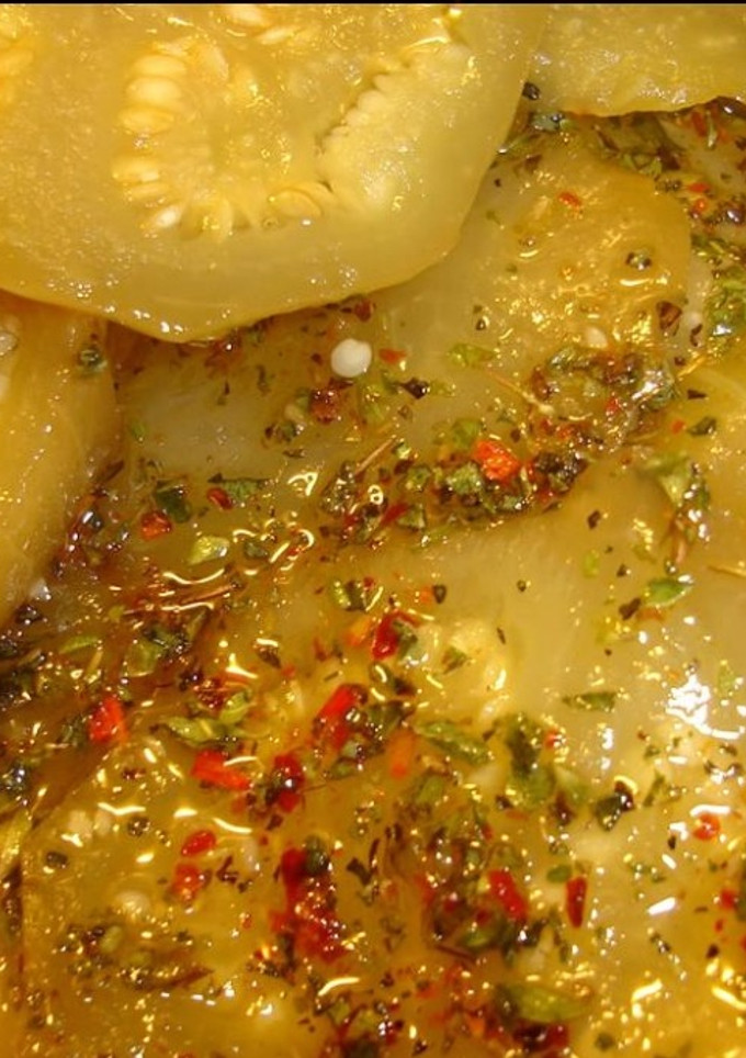 Una foto de Berenjena al Escabeche