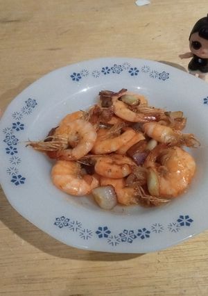 Foto resep Udang butter caramelized versi sat set