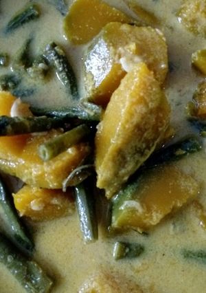 Foto resep Gulai Labu Kacang Panjang