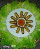 Chả Giò Chay Cuốn Với Bánh Tráng Gạo Quê Mình