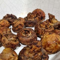 A picture of Air Fryer Mushrooms.