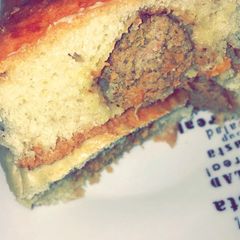 Meatball buns A picture of Meatball buns.