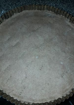 Una foto de Tarta con harina integral de espinaca