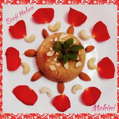 A picture of Prasadam sheera.