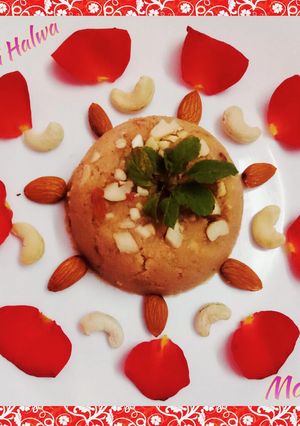 A picture of Prasadam sheera.
