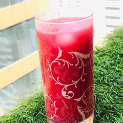 A picture of Rose Pomegranate juice.