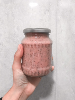 Una foto de Pudding de fresas