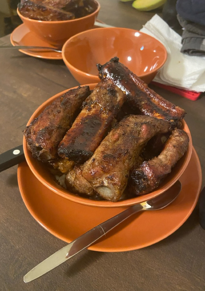 Una foto de Air-Fried Pork Spare Ribs