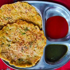 A picture of Sweet corn cheela.