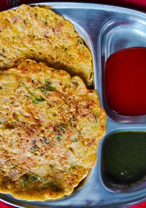 A picture of Sweet corn cheela.