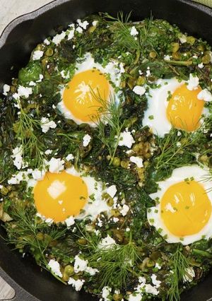 A picture of Green Shakshuka.